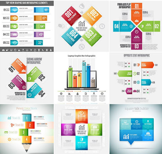 Graphics for presentations 28 pieces